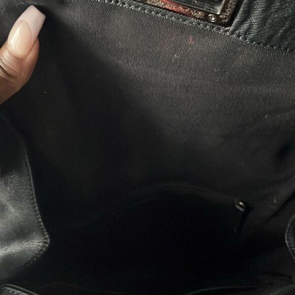 Kenneth Cole New York Black leather backpack